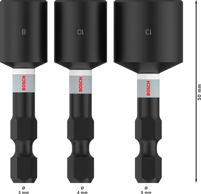 Bosch PRO 3pcs Accessories Nutsetter Impact 50mm Set ( 2608521U64 )