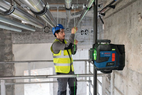 Bosch GLL 100-33 CG Professional Line Laser (Green), 3x 360°