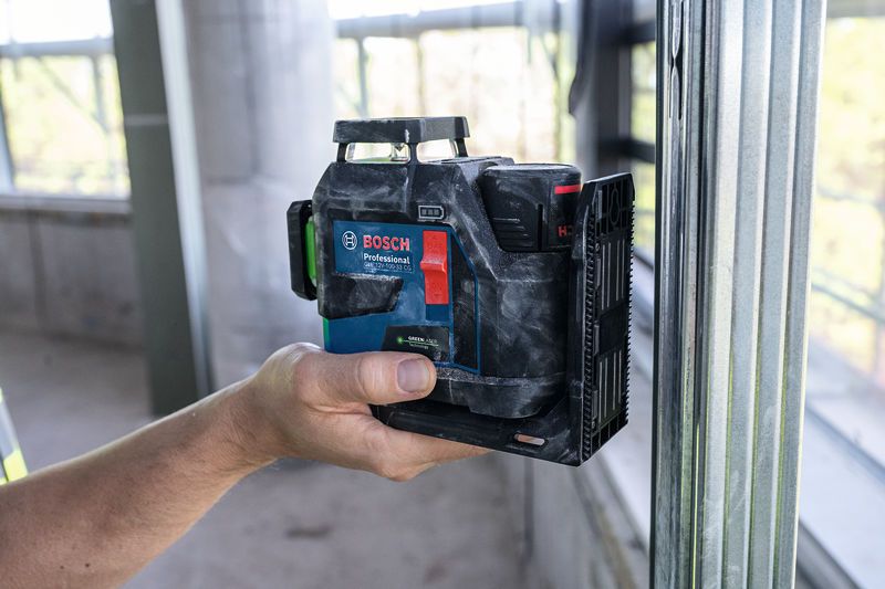 Bosch GLL 100-33 CG Professional Line Laser (Green), 3x 360°