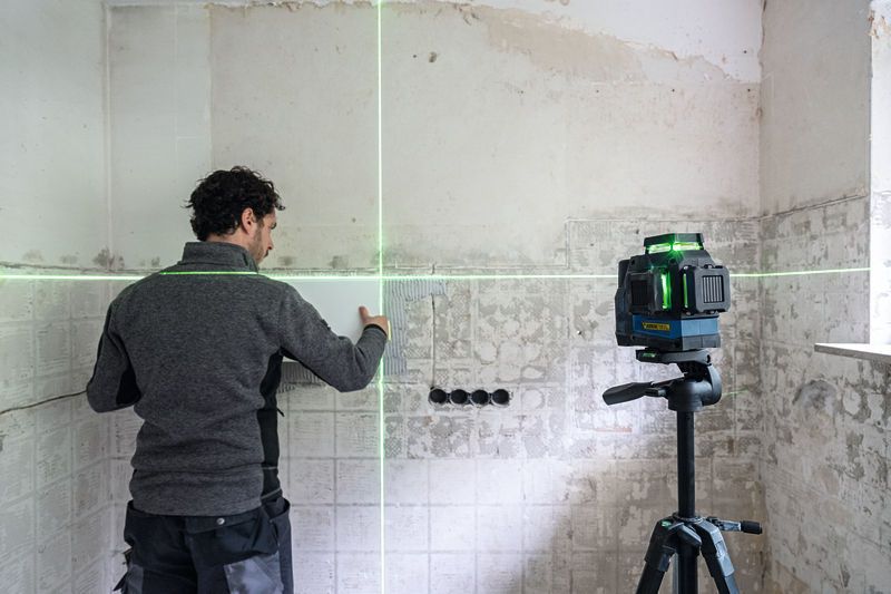 Bosch GLL 100-33 CG Professional Line Laser (Green), 3x 360°