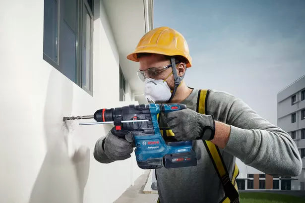 Bosch GBH 18V-22 X Professional Cordless Brushless Rotary Hammer 18V Bare Tool, OneChuck System