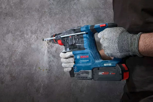 Bosch GBH 18V-22 X Professional Cordless Brushless Rotary Hammer 18V Bare Tool, OneChuck System