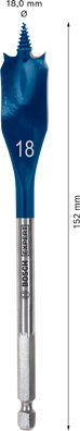 Bosch EXPERT 152mm Self Cut Speed Spade Drill BIt
