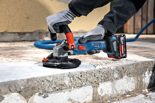 Bosch GBR 18V-15 S Brushless Cordless Concrete Grinder, up to 1500W power (Bare Tool Only)