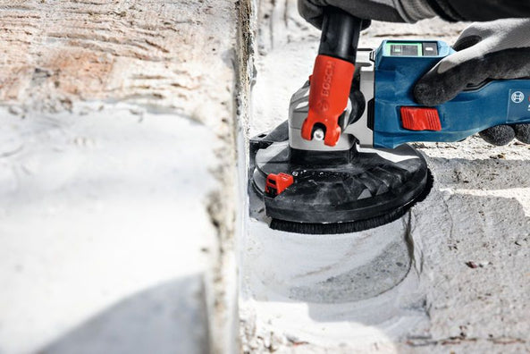 Bosch GBR 18V-15 S Brushless Cordless Concrete Grinder, up to 1500W power (Bare Tool Only)