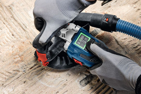 Bosch GBR 18V-15 S Brushless Cordless Concrete Grinder, up to 1500W power (Bare Tool Only)