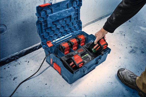 Bosch Professional EXAL18V2-320 18V Ultra-Fast Parallel Charger, 2x16A