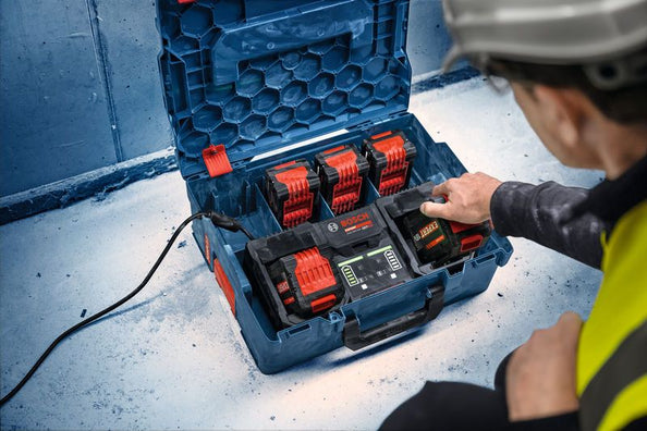 Bosch Professional EXAL18V2-320 18V Ultra-Fast Parallel Charger, 2x16A