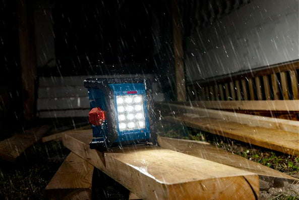 Bosch GLI 18V-1500 Professional Cordless LED Work Light , 1500/800 Lumens, IP64 18V (Bare Tool Only)