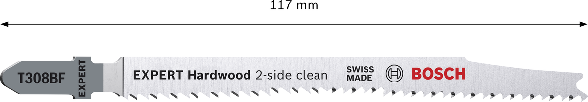 Bosch EXPERT Hardwood 2-side clean T308BF Jigsaw Blade ( 2608900543 )