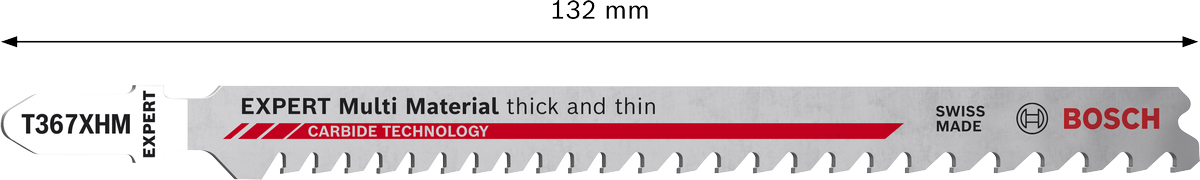 Bosch EXPERT Multi Material thick and thin T367XHM Jigsaw Blade ( 2608900560 )