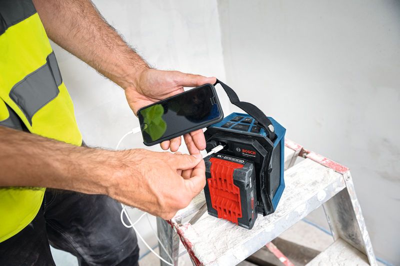 Bosch GPB 18V-1 C Professional Cordless Jobsite Radio with Bluetooth® 18V (Bare Tool Only) (Copy)