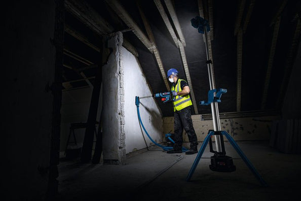 Bosch GLT 18V-5000 Professional Cordless LED Jobsite / Tower Work Light, 5000/2500/1000 Lumens, IP54 18V (Bare Tool Only)