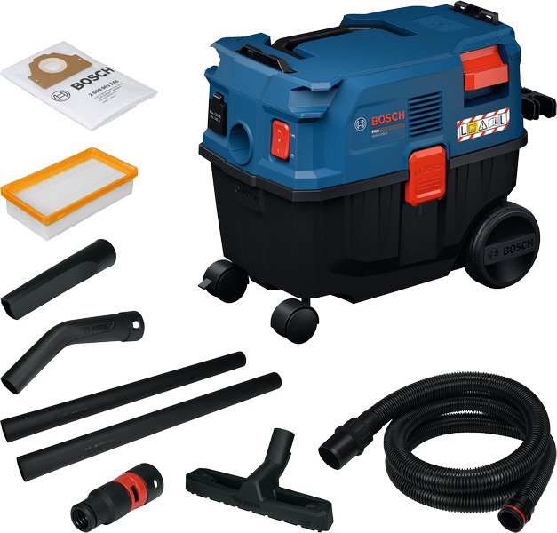 Bosch PRO Heavy Duty GAS 12-25 LS All-Purpose Wet & Dry Vacuum Cleaner (1,200W)