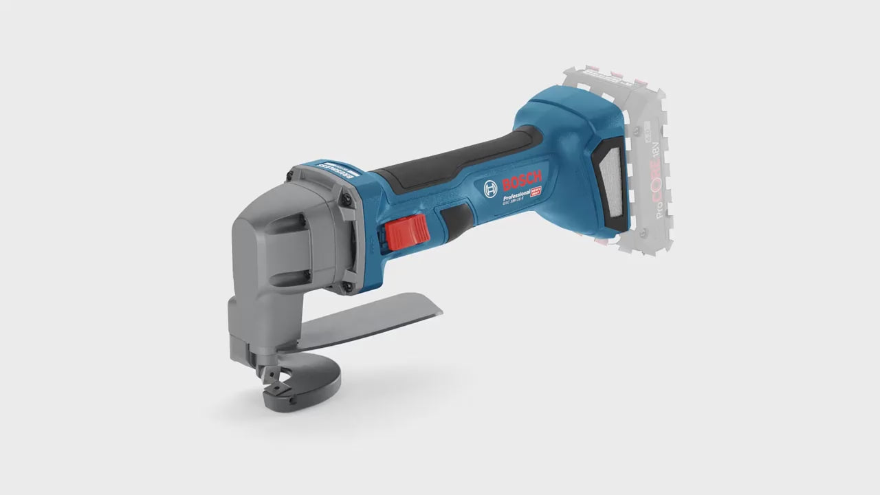 Bosch GSC 18V-16 E Brushless Cordless Metal Shear, up to 700W power (Bare Tool Only)