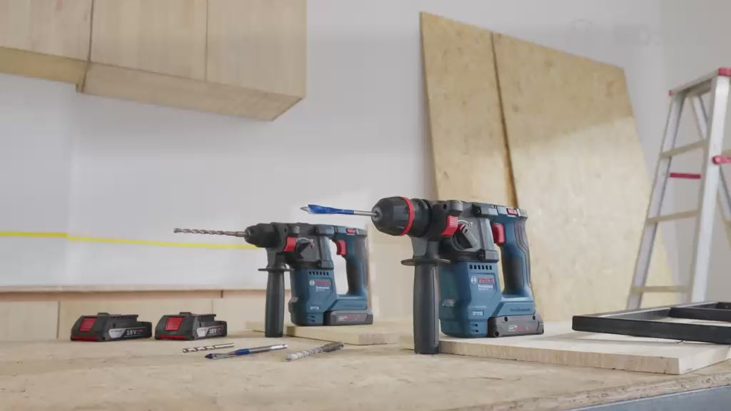 Bosch GBH 18V-18 X Professional Cordless Brushless Rotary Hammer 18V Bare Tool, OneChuck System
