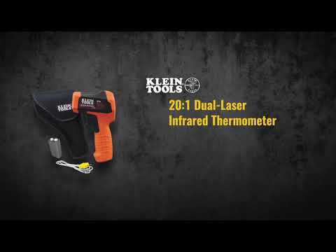 Klein USA IR10 Dual-Laser Infrared Thermometer, 20:1