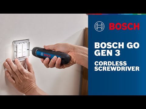 Bosch GO 3 Corldess Screwdriver with Next Gen Mechanical Clutch and Universal bit Locker