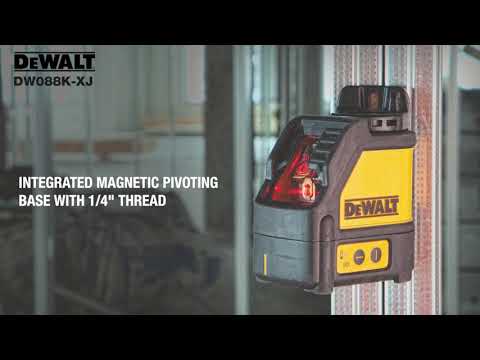 DeWalt 15-Meters Self-Leveling Cross Line Laser (DW088K)