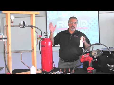 Ridgid SF-2500 SuperFreeze Pipe Freezing Kit — Freeze & Repair Copper Tube 1/2