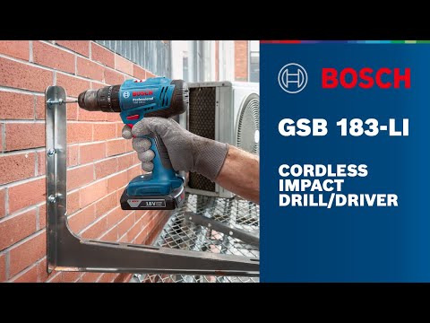 Bosch GSB 183-LI Cordless Impact Drill / Driver 18V Kit Set