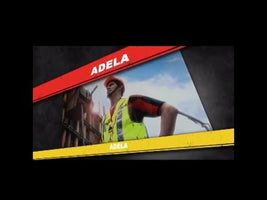 Adela Full Body Harness Heavy Duty Belt Set ( H5001 ) ( Replaces old model H-3101 / HL-5038 )