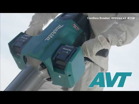 Makita HM004GZ05 Cordless Brushless Breaker / Demolition Hammer 28.6mm HEX 72.8 J 40Vmax x2 (80Vmax) XGT™ Li-ion, Made in Japan (Bare Tool Only)