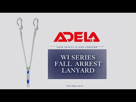 Adela H-309 Lanyard with Carabiner and Big Hook