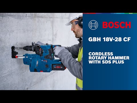 Bosch GBH 18V-28 CF Professional Brushless Cordless SDS Plus Rotary Hammer 18V ( Bare Tool Only )