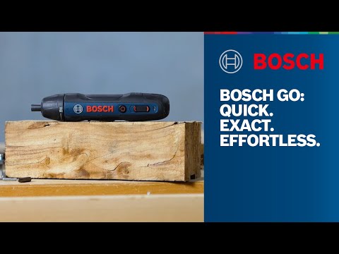 Bosch GO 2 Smart Cordless Screwdriver Kit Set with added Mechanical Clutch and Electronic Brake