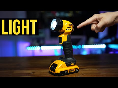 DeWalt DCL040 Cordless Jobsite LED Pivot Work Light / Flash Light 18V/20V (Bare Tool Only)