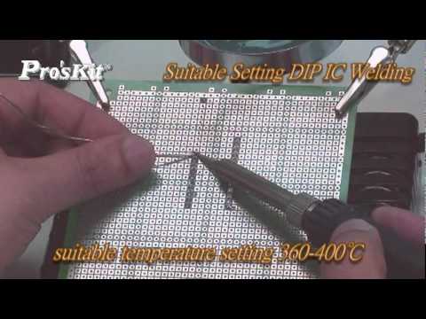 Pro'sKit 2 In 1 SMD Hot Air Rework Soldering Station (700W) - SS-989B ...