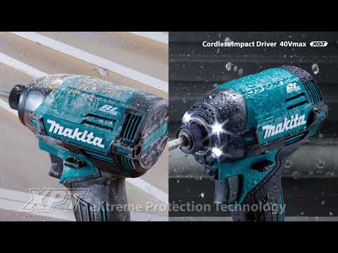 Makita TD002GZ01 Cordless Brushless Impact Driver 6.35mm (1/4″) 220 N·m (1,950 in.lbs.) 40Vmax XGT™ Li-ion (Bare Tool Only)