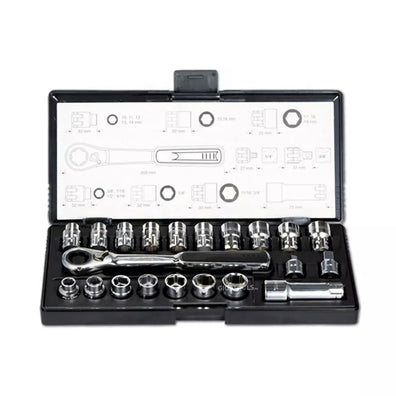 Makita B-65604 - 21pcs Pass-Thru Socket Set