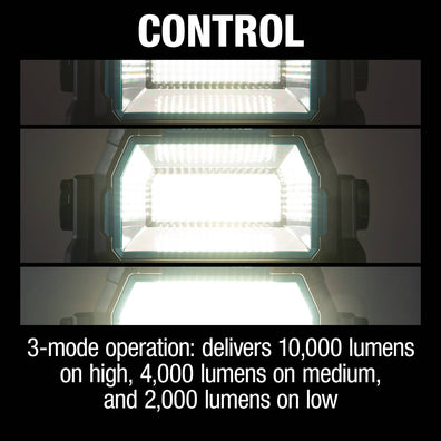 Makita DML809 Corded / Cordless L.E.D Work Light ( 10,000 lumens ) AC / 2x18V / 14.4V LXT Li-Ion (Bare Tool Only)