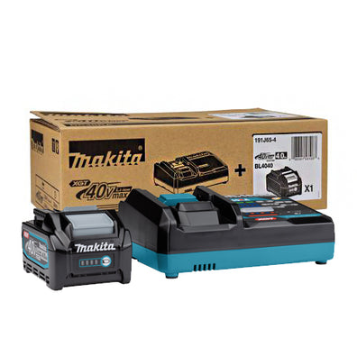 Makita 40V Battery and Charger Kit Set (191J65-4)