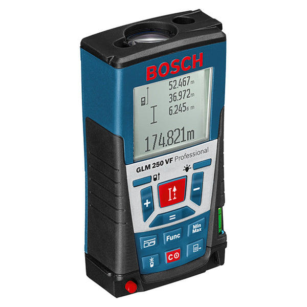 Bosch GLM 250 VF Professional (250m) Digital Measurement Laser Rangefinder w/ Viewfinder - GIGATOOLS.PH