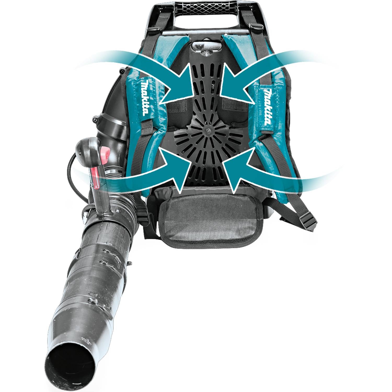 Makita EB7660TH 75.6mL 4-Stroke Petrol Backpack Blower, Tube Throttle
