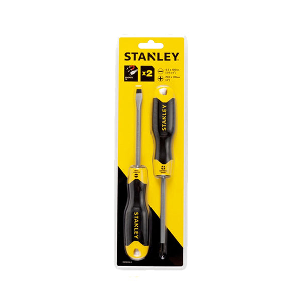 Stanley Cushion Grip 2pcs ScrewDriver Set ( Phillips & Slotted ) ( STMT66670 )