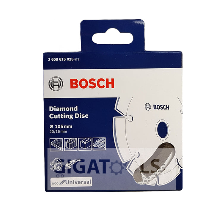 Bosch 4" Diamond Cutting Disc Universal for Concrete, Stone, and Tiles ( 2608615025 ) - GIGATOOLS.PH