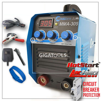 MailTank MMA-305 305A with Hot Start and ARC Force Inverter IGBT ARC Welding Machine