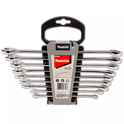 Makita B-65539 - 9pcs. Combination Wrench Set ( 8, 10, 12, 13, 14, 15, 16, 17 & 18 mm. )