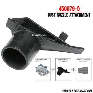 Makita 450079-5 Dust Nozzle Extractor Attachment for use with 5008MG ( Dust Nozzle Attachment Only, Circular Saw NOT Included )