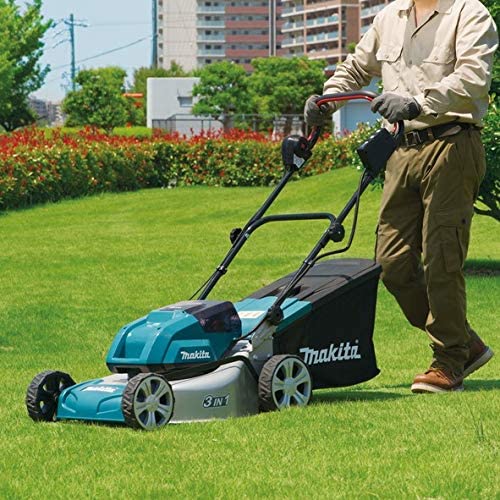 Makita DLM460Z Cordless Brushless Lawn Mower 46 cm (18″) 3-in-1 Mower 18V x2 (36V) (Bare Tool)