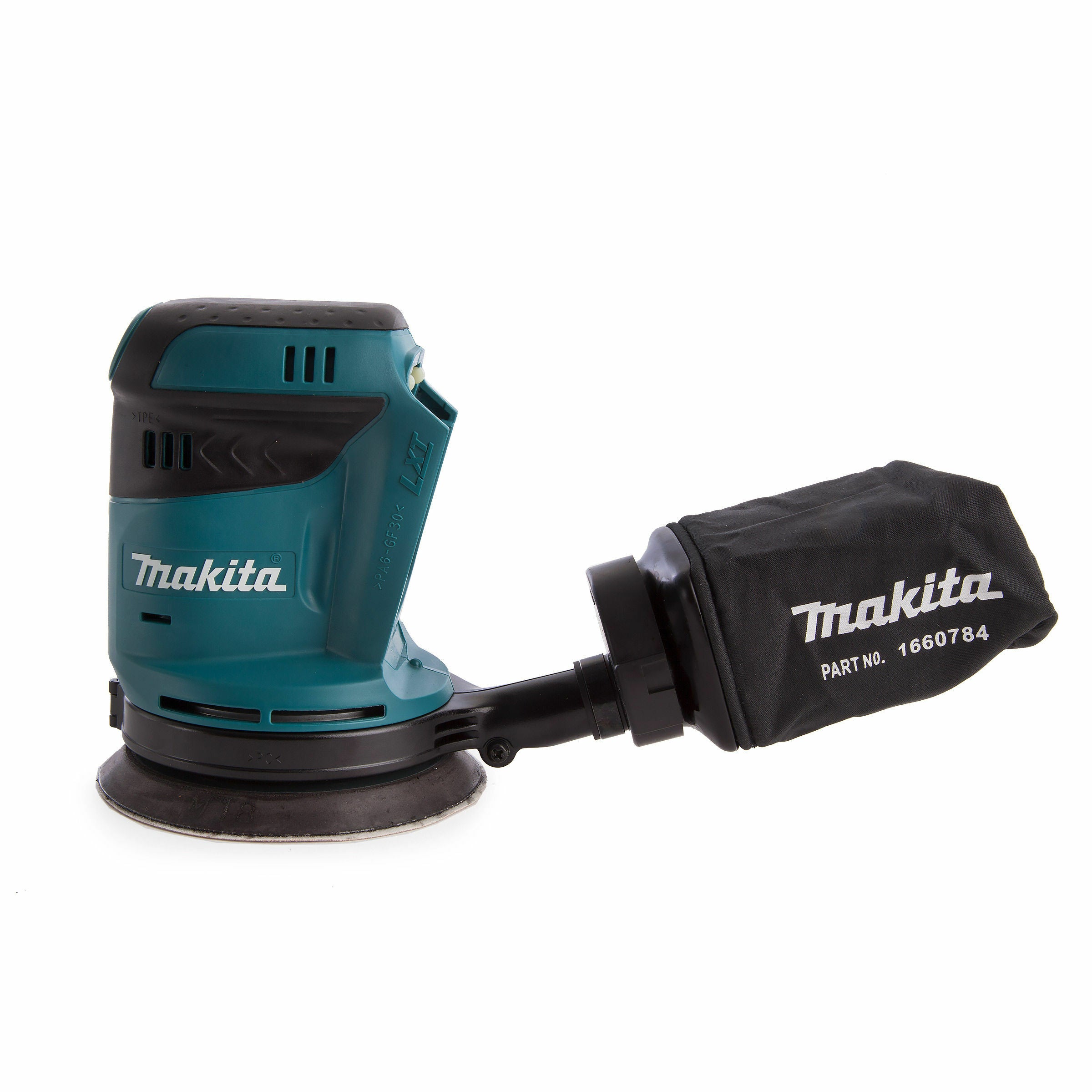 Makita DBO180Z Cordless Random Orbit Sander 18V LXT® Li-Ion 125mm (5″) (Battery and Charger are Sold separately)