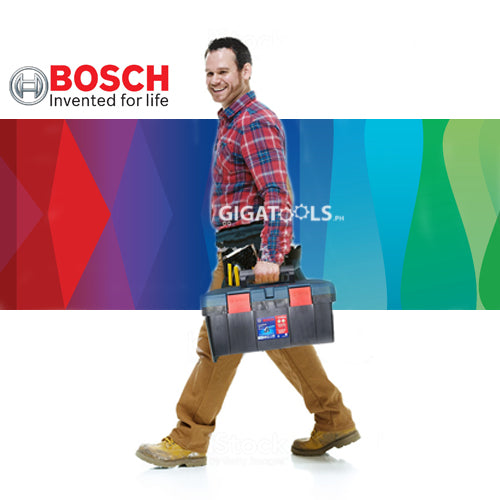 Bosch GWS 750-100 Professional Angle Grinder 4 Heavy Duty (750W) in Bosch Fisherman's Tool Case with FREE 2pcs Universal Disc, Extra Carbon Brush - GIGATOOLS.PH