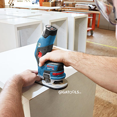 Bosch GKF 12V-8 Professional EC Brushless Cordless Palm Edge Router/Trimmer ( Bare Tool Only ) - GIGATOOLS.PH