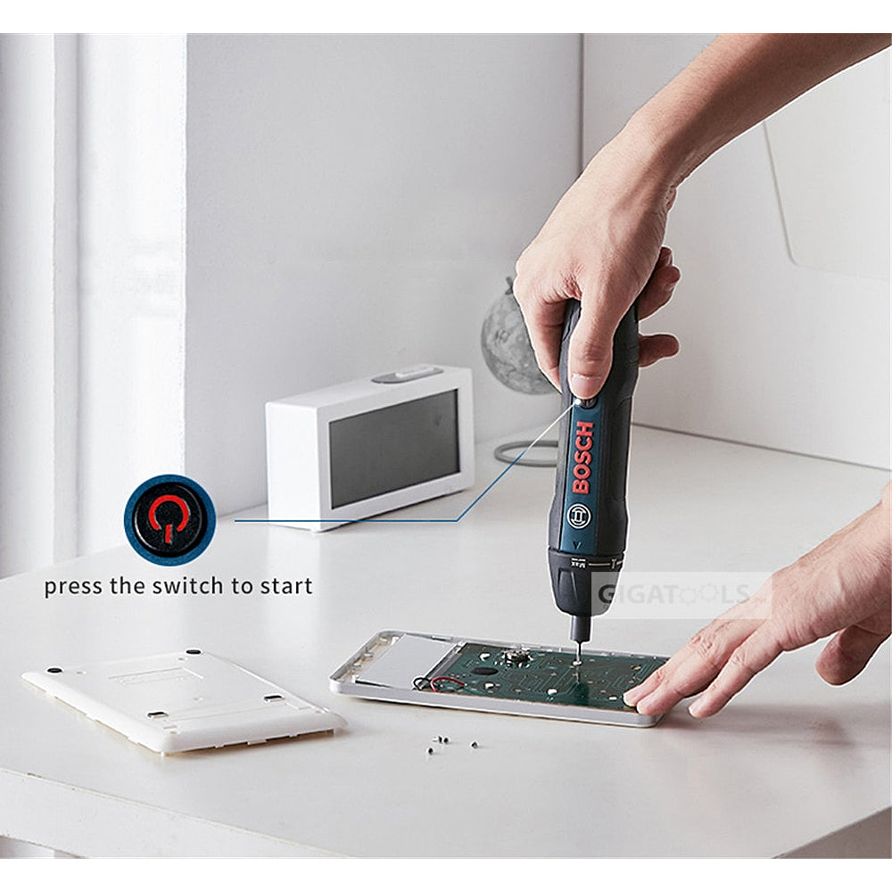New Bosch GO 2 Smart Cordless Screwdriver Kit Set with added Mechanical Clutch and Electronic Brake - GIGATOOLS.PH