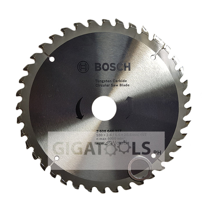 Bosch (7" x 40T) Circular Saw Blade for Wood ( 2608644317 ) - GIGATOOLS.PH