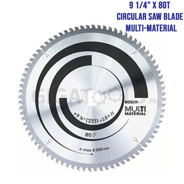 Bosch Circular Saw / Miter Saw Blade 9-1/4" x 80T Multi Material ( 2 608 642 197 )